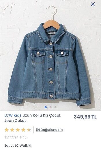 LC Waikiki Kız çocuk kot ceket