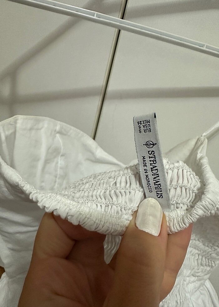 Stradivarius straplez balon crop - Görsel 2