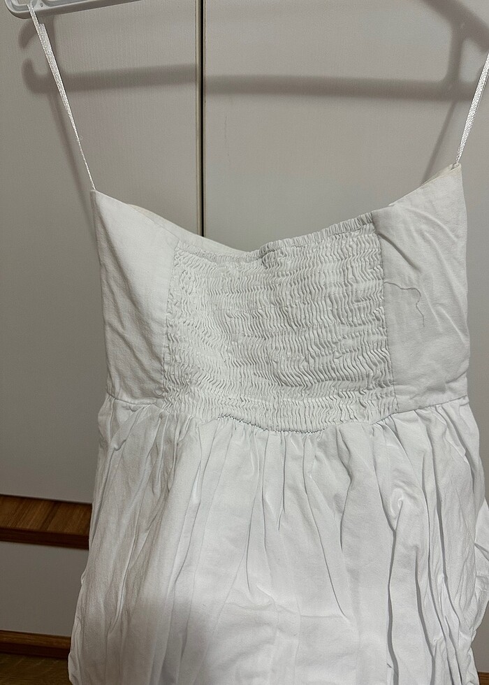 Stradivarius straplez balon crop - Görsel 3