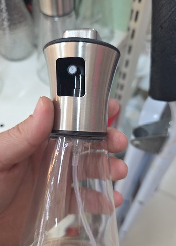 Diğer Gri Beyaz Püskürtücülü Cam Yağlık