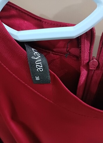 38 Beden bordo Renk Tesettür Abiye