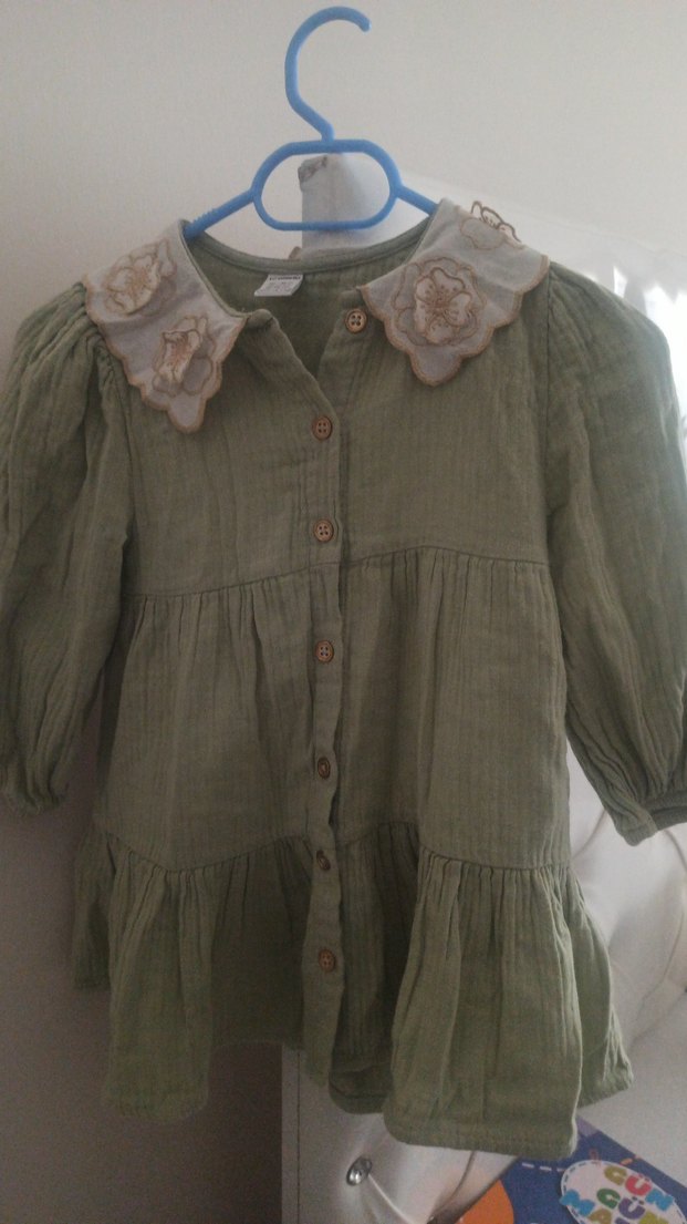 muslin elbise - Görsel 3