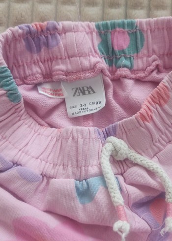 Kız Çocuk Çok Renkli Bağlama Desenli Şortlar - Görsel 6