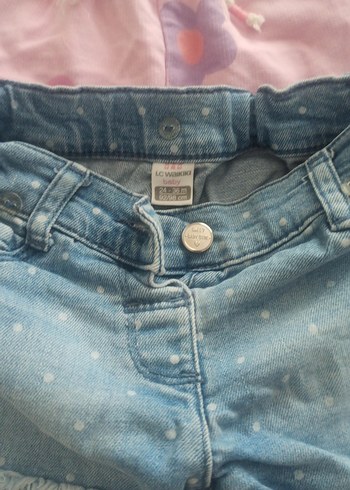 Kız Çocuk Çok Renkli Bağlama Desenli Şortlar - Görsel 7