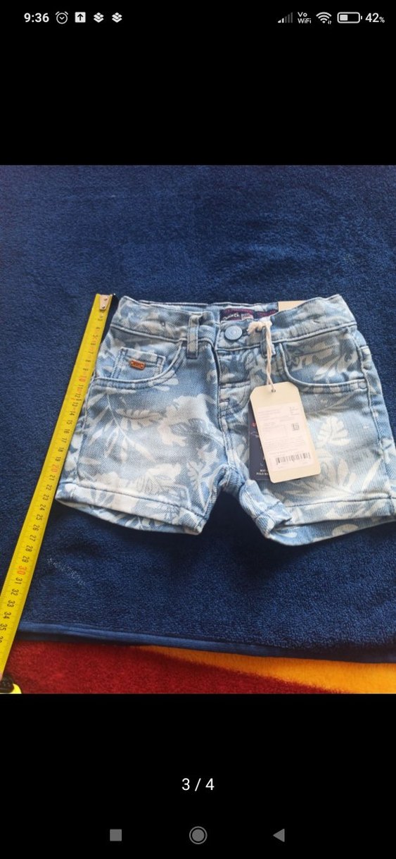 erkek çocuk Jean Şort - Görsel 4