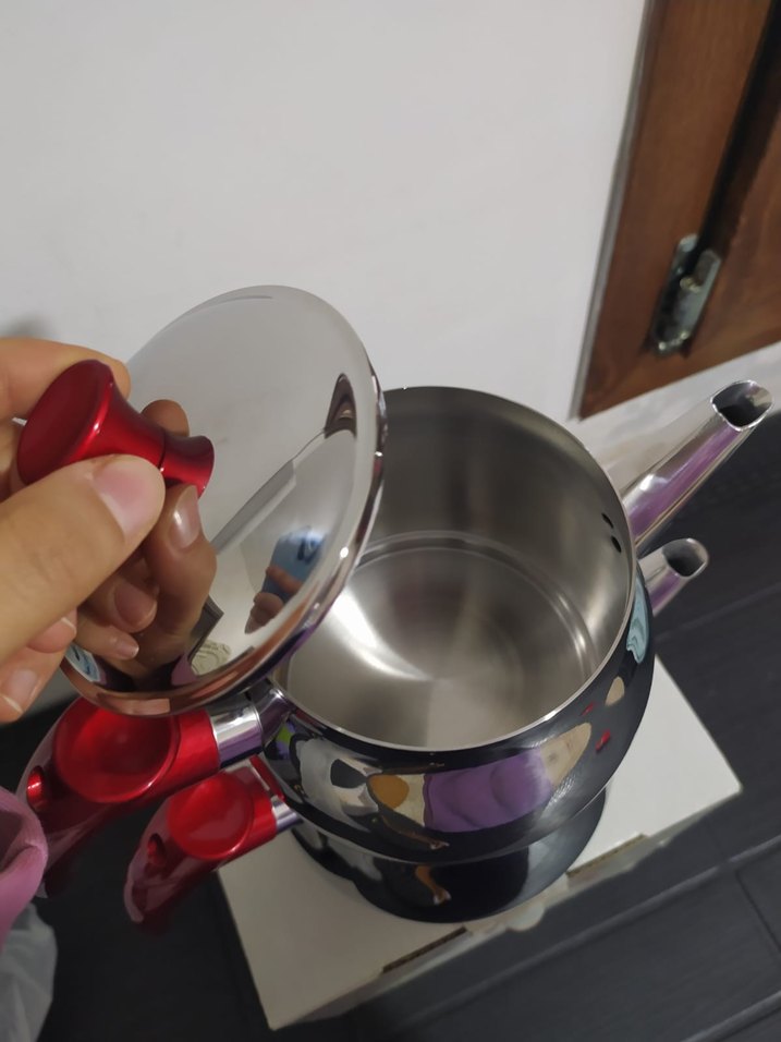 Bordo Vivaldi Limonix Çaydanlık Seti - Görsel 5