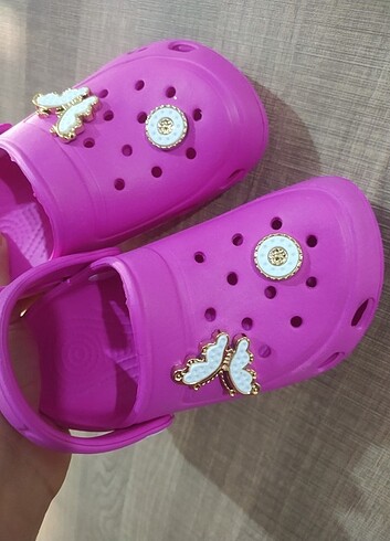 25 Beden pembe Renk CROCS TERLİK ????????