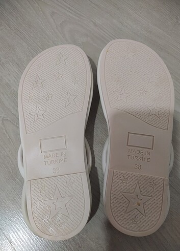 TAŞ BANTLI DÜZ SANDALET - Görsel 8