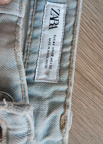 Zara balon kesim  Kadın kot Pantolon - Görsel 4