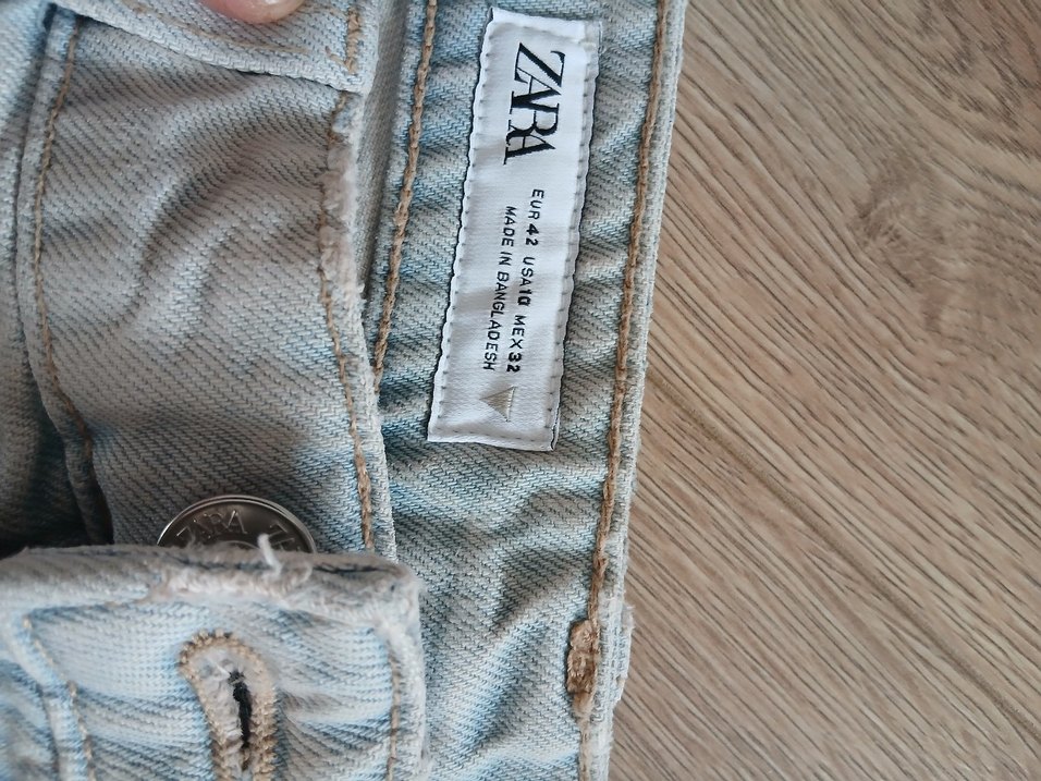 Zara balon kesim  Kadın kot Pantolon - Görsel 4