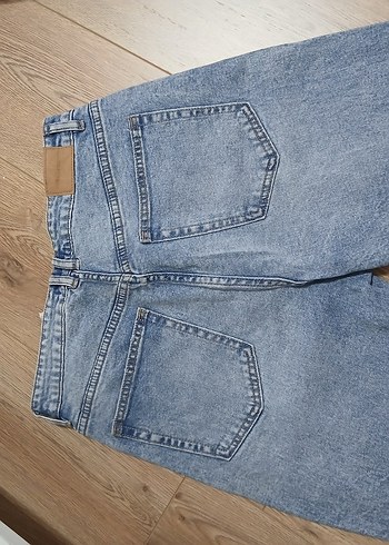puul & bear mom jeans pantolon - Görsel 2