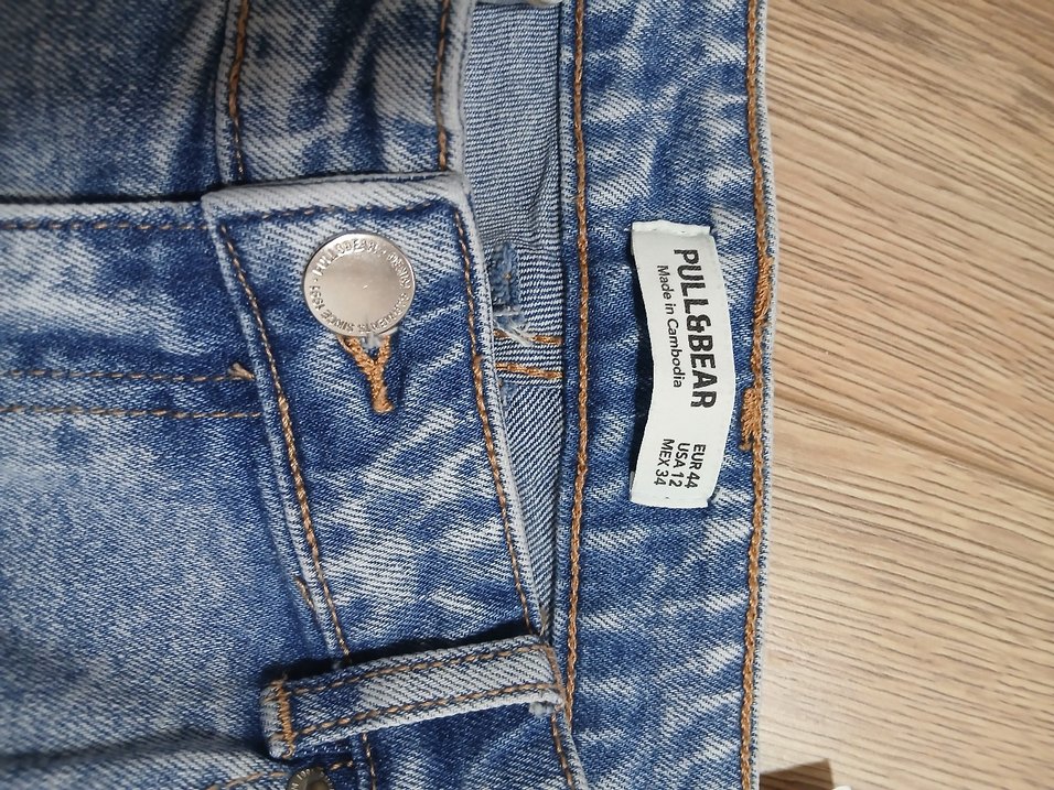 puul & bear mom jeans pantolon - Görsel 3