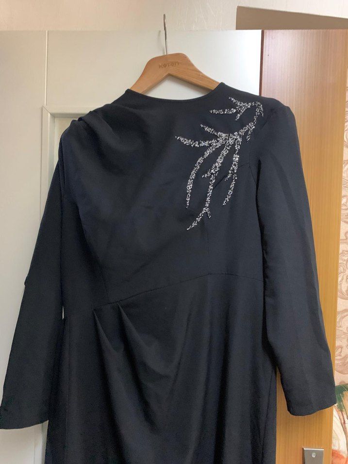 Rabeysa Siyah Tesettür Abiye Elbise - Görsel 5