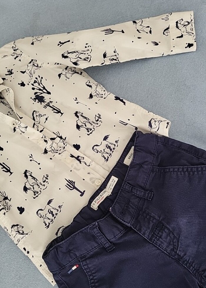 Polo gömlek şort takım - Görsel 3