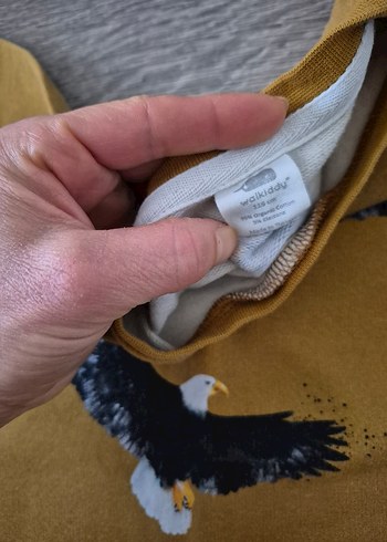 4-5 yaş muhteşem organik kartal sweat - Görsel 8