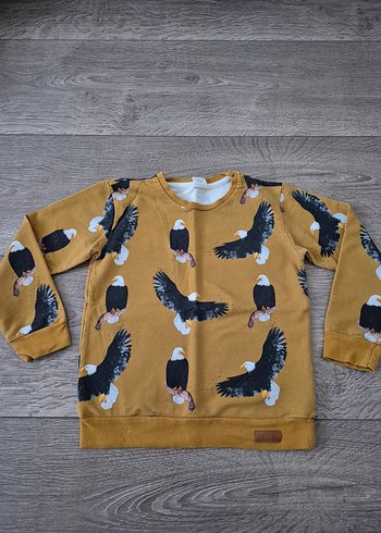 4-5 yaş muhteşem organik kartal sweat - Görsel 7