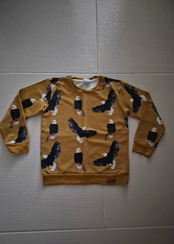 4-5 yaş muhteşem organik kartal sweat - Görsel 2