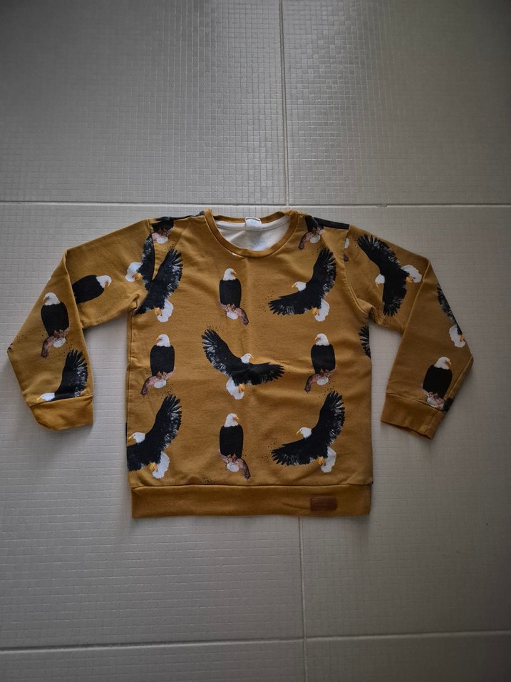 4-5 yaş muhteşem organik kartal sweat - Görsel 2