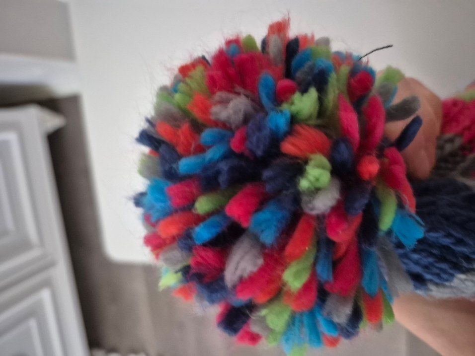 Renkli Örgü Kadın Bere antonio kışlık bere - Görsel 4