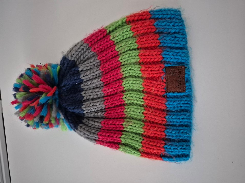 Renkli Örgü Kadın Bere antonio kışlık bere - Görsel 5