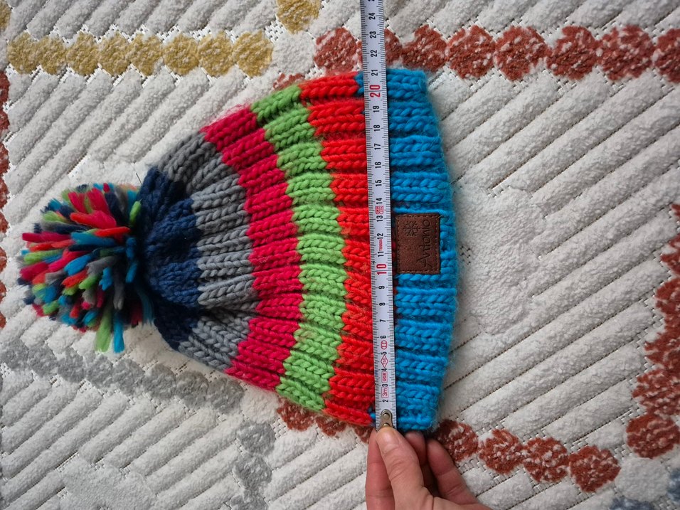 Renkli Örgü Kadın Bere antonio kışlık bere - Görsel 3