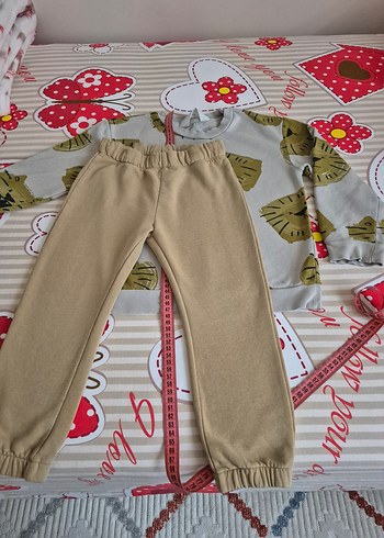 h&m lc waikiki 5 6 yaş sweat eşofman aslan - Görsel 10