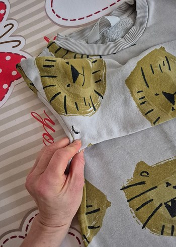 h&m lc waikiki 5 6 yaş sweat eşofman aslan - Görsel 7