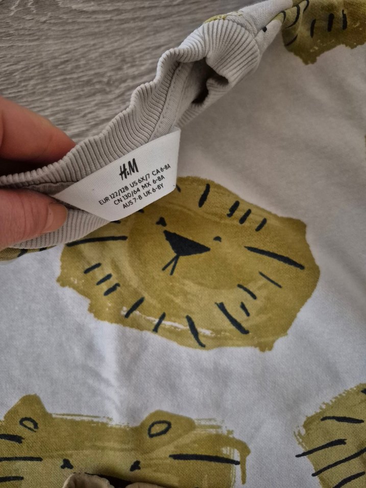 h&m lc waikiki 5 6 yaş sweat eşofman aslan - Görsel 2
