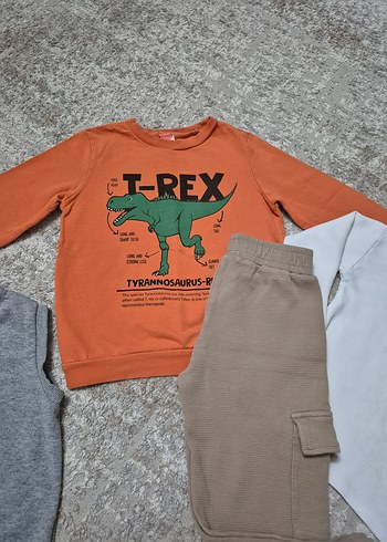 4-5 yaş lc waikiki koton eşofman sweat yelek - Görsel 13