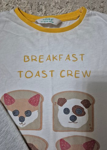 6-7 yaş penti pijama takımı - Görsel 4