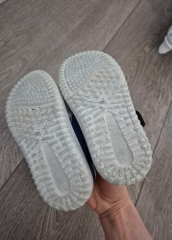 Gri Erkek Çocuk Kaydırmaz Terlik 26 numara kreş ayakkabısı - Görsel 6