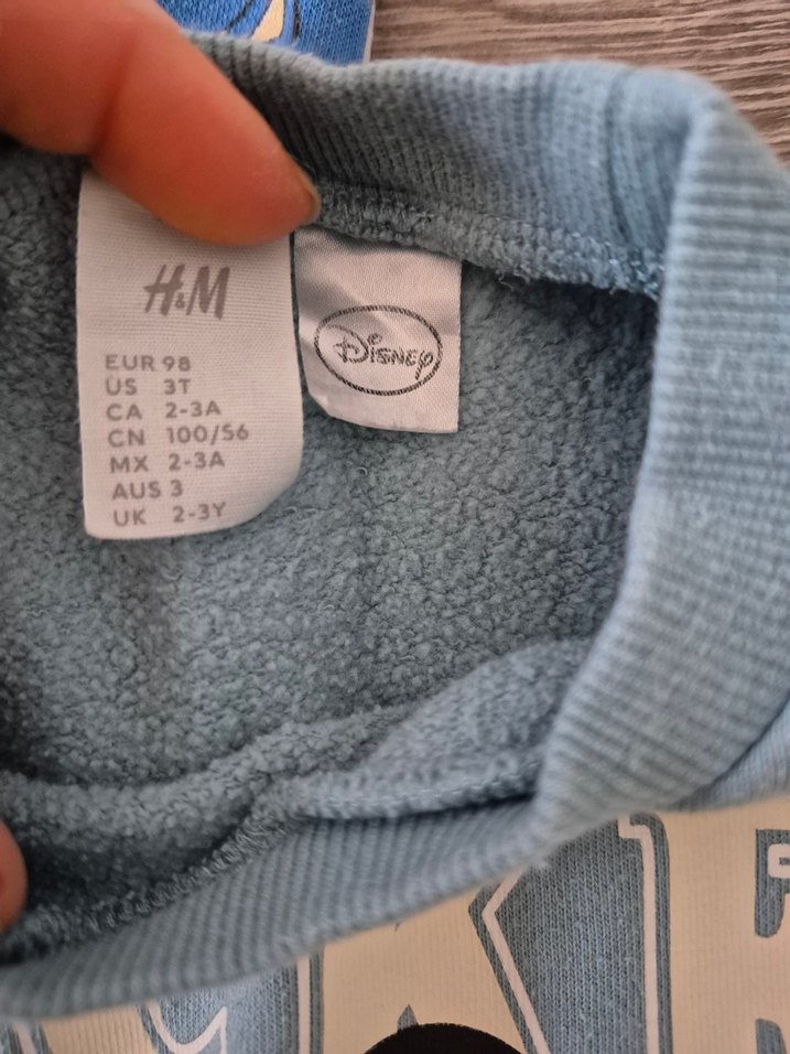 Gri Mickey ve Sonic Baskılı Sweatshirt h&m 2-4 yaş - Görsel 5