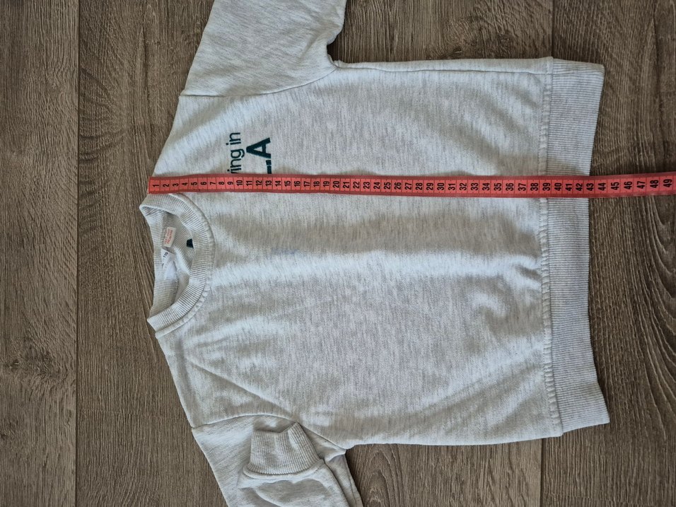 orjinal zara 5 yaş los angeles gri sweat - Görsel 5