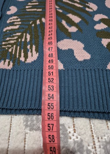 Desenli V Yaka Kadın Hırka trendyol s beden - Görsel 12