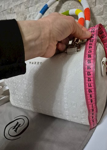 orjinal vakko speedy renkli kulplu çanta - Görsel 19