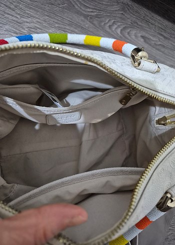 orjinal vakko speedy renkli kulplu çanta - Görsel 11