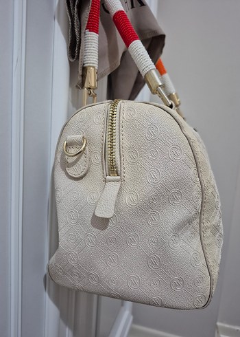 orjinal vakko speedy renkli kulplu çanta - Görsel 12