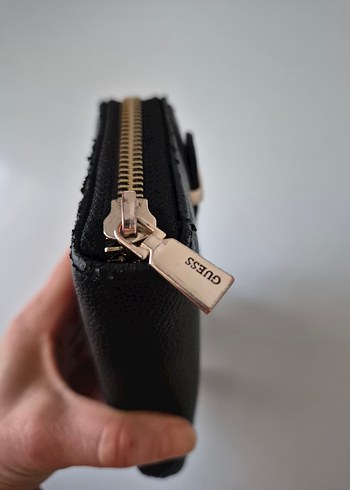GUESS Siyah Deri Fermuarlı Kadın Cüzdan - Görsel 14