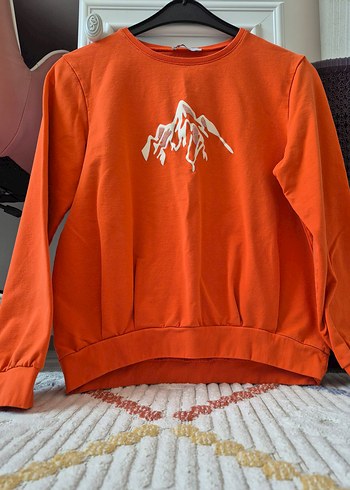 nk unsea 13 yaş turuncu sweat - Görsel 11