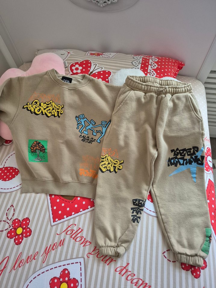 orijinal Zara 8-9 yaş takım - Görsel 4