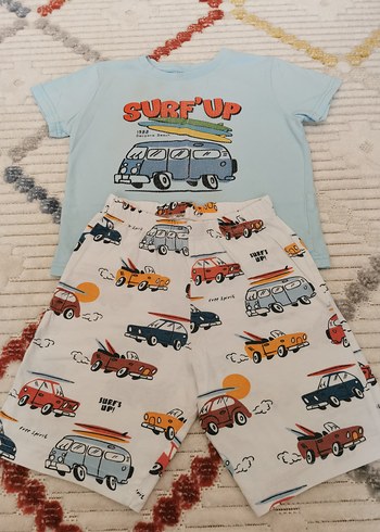 3 Yaş Beden çeşitli Renk Roly poly 4-5 yaş şort tişört pijama takımı