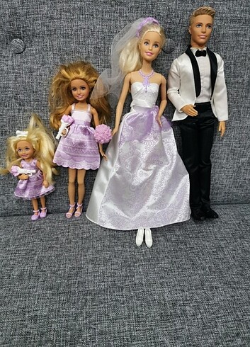 Barbie ve kenn evleniyor seti 