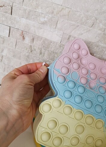 Hello kitty pop it ponponlu çanta - Görsel 5