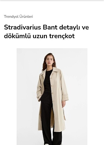 Stradivarius Trençkot