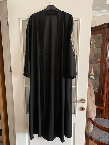Diğer Uzun siyah Kimono