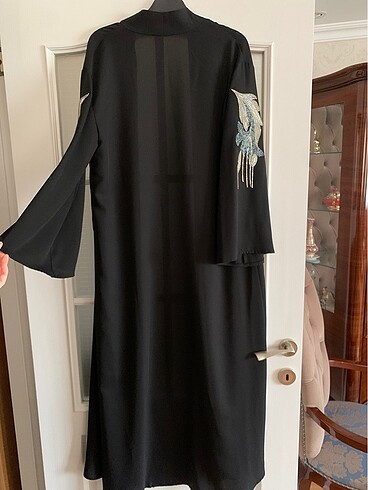 m Beden siyah Renk Uzun siyah Kimono