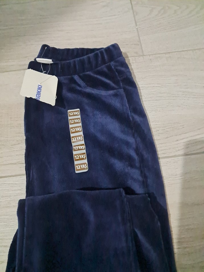 Fermuarlı Lacivert Kadın Eşofman Altı - Görsel 4