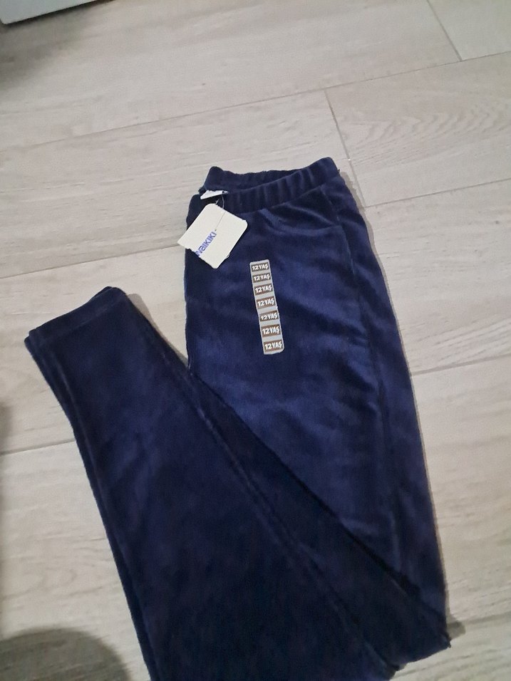 Fermuarlı Lacivert Kadın Eşofman Altı - Görsel 3