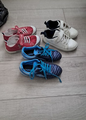 Renkli Erkek Çocuk Spor Ayakkabıları Velcro - Görsel 6