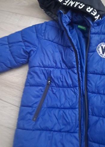 Erkek Çocuk Mavi Fermuarlı Mont - Görsel 6